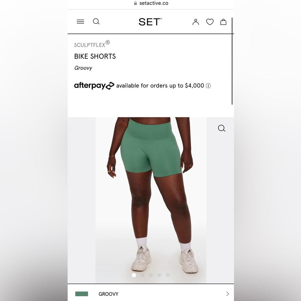 set active sculptflex bike shorts